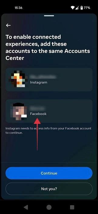 how to unlink facebook account from instagram on android