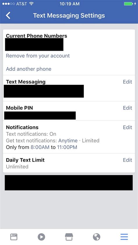 how to unlink mobile number from facebook