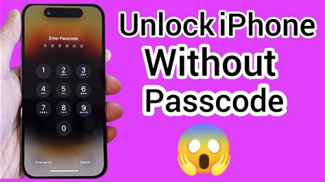 how to unlock an iphone with a passcode without computer