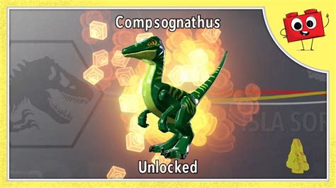 how to unlock compy in lego jurassic world
