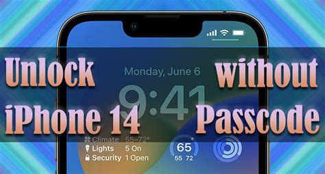 how to unlock iphone 14 passcode without computer or itunes