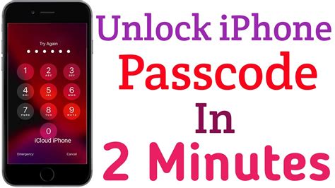 how to unlock iphone passcode without code