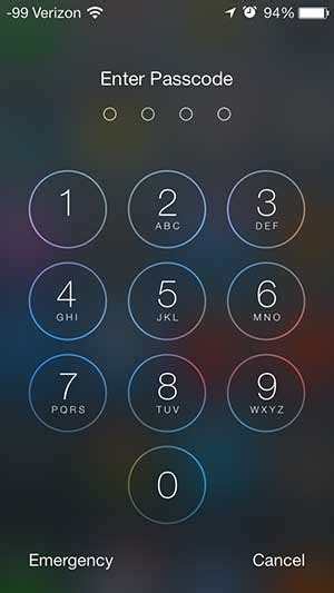 how to unlock iphone pin code