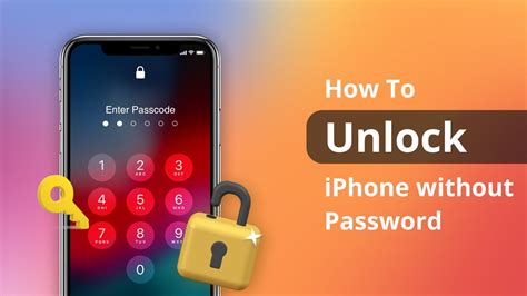how to unlock iphone when forgot passcode and apple id