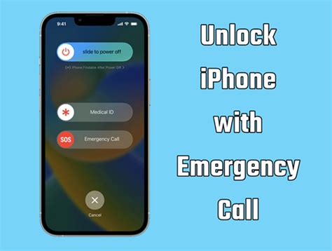how to unlock iphone without passcode emergency call