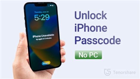 how to unlock iphone without passcode or computer or icloud