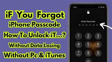 how to unlock iphone xr if forgot passcode