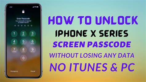 how to unlock iphone xr passcode without computer