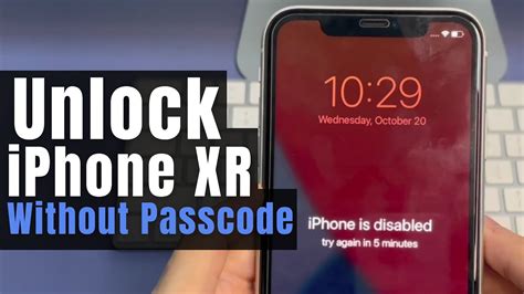 how to unlock iphone xr without passcode or itunes