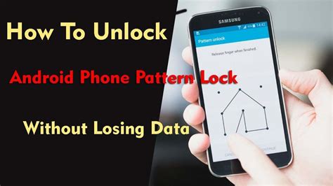 how to unlock pattern lock in android phone without losing data