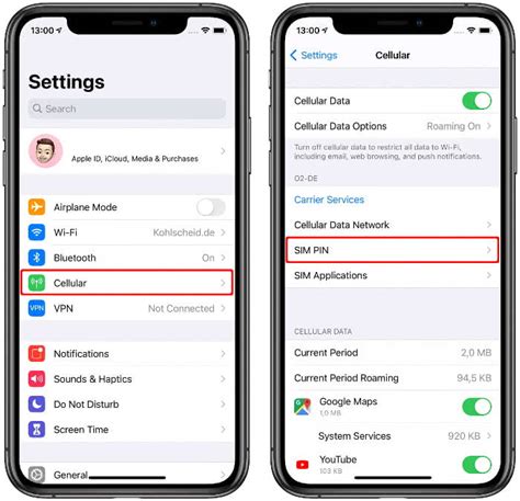 how to unlock sim pin code iphone