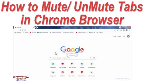 how to unmute chrome