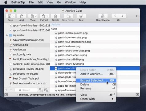 how to unzip a zip file on mac