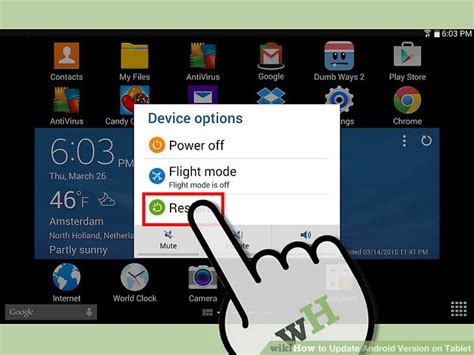 how to update android tablet to latest version manually