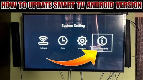 how to update android version in smart tv