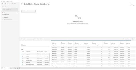 how to update data source in tableau