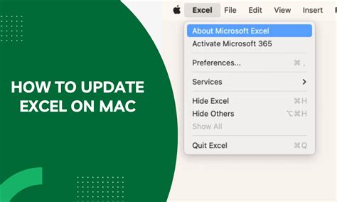 how to update excel on macbook air