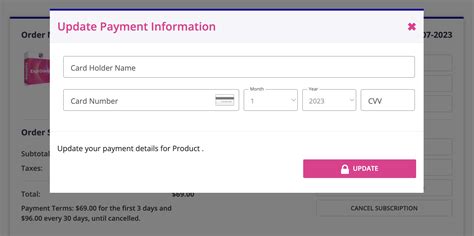 how to update google one payment method