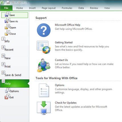 how to update ms excel 2010 to 2016