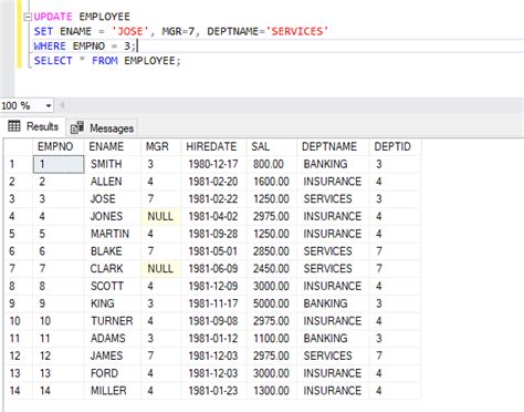 how to update multiple columns in sql oracle