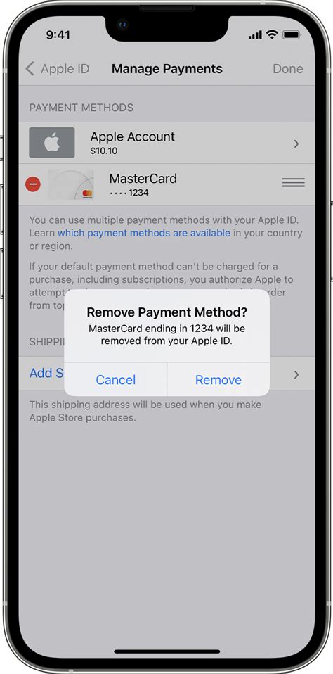 how to update payment method for apple icloud storage