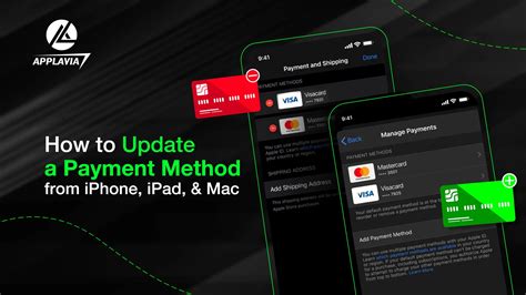 how to update payment method on apple ipad