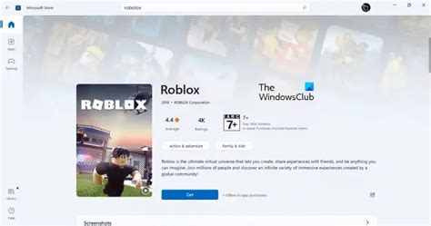 how to update roblox on microsoft store