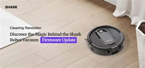 how to update shark robot vacuum firmware