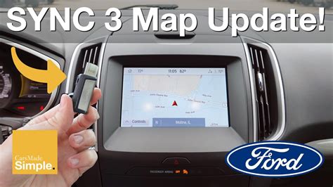 how to update sync 3 maps