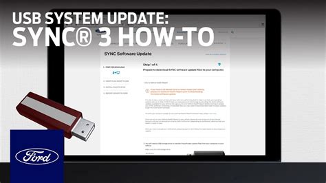 how to update sync 3 using usb