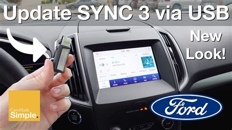 how to update sync 3 via usb