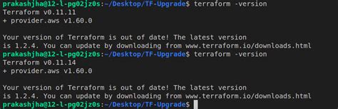 how to update terraform to latest version
