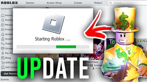 how to update your roblox website