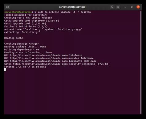 how to upgrade os version in ubuntu