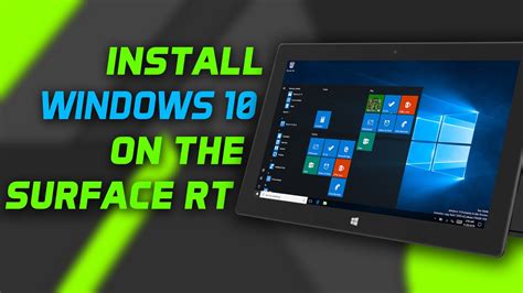 how to upgrade surface rt to windows 10