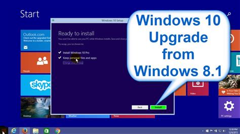 how to upgrade windows 8.1 to 10