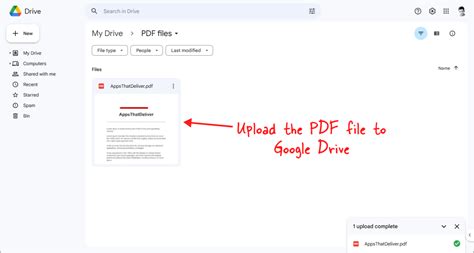 how to upload a pdf document into google docs