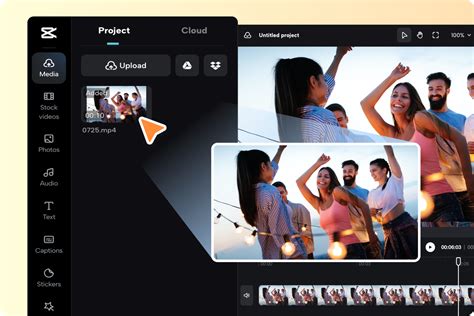 how to upload a video in capcut