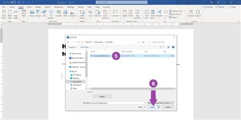 how to upload a word document