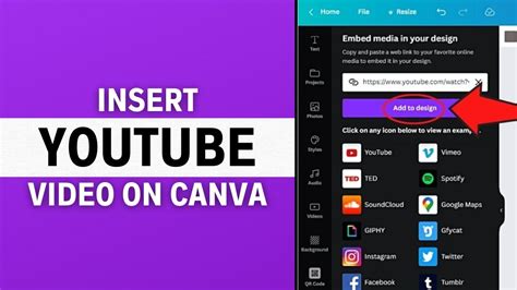 how to upload a youtube video on canvas