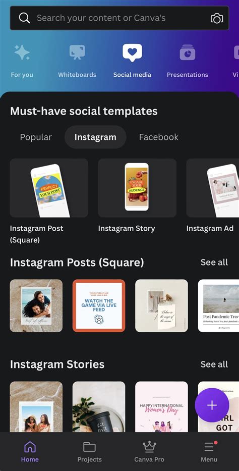 how to upload canva video to instagram