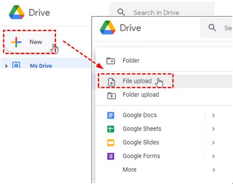 how to upload files to canvas from google drive