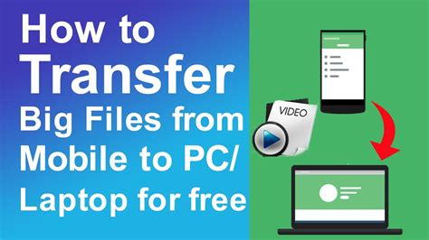 how to upload large files from phone to computer