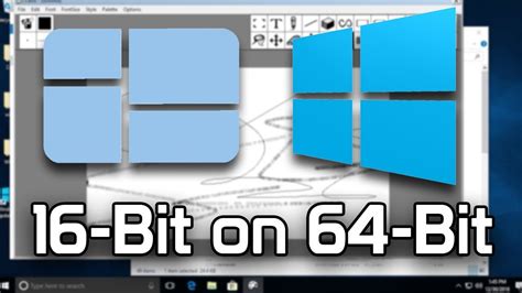 how to use 16 bit program on windows 10