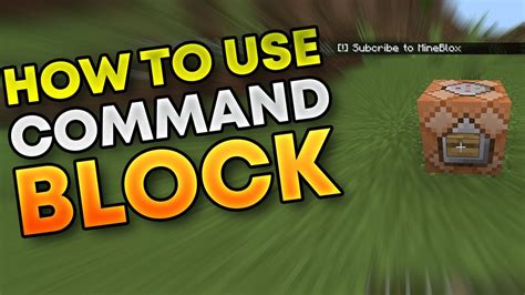 how to use a command block in minecraft nintendo switch edition