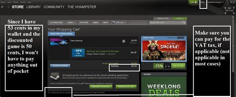 how to use a discount code on steam