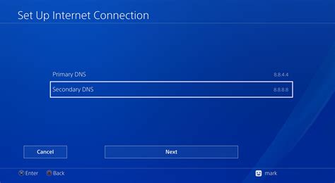 how to use a dns server on ps4
