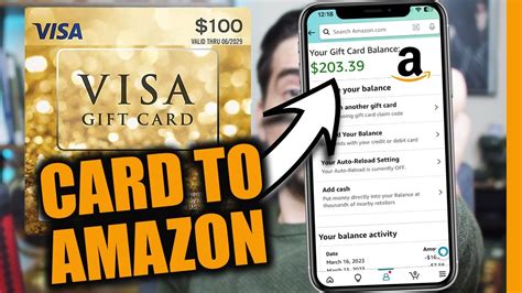 how to use a gift card on amazon visa