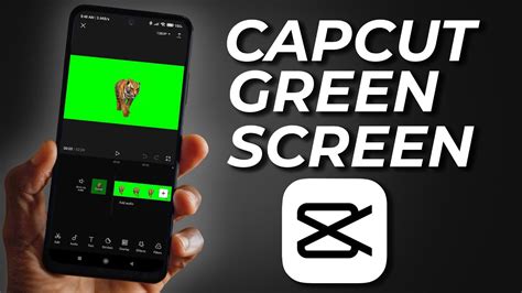 how to use a green screen template in capcut