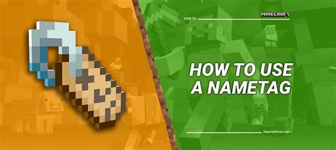 how to use a name tag in minecraft creative